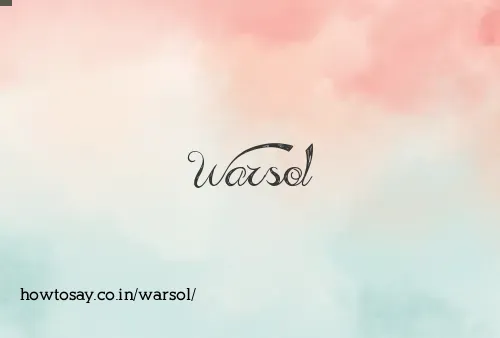 Warsol