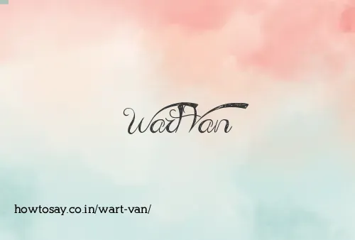 Wart Van