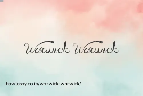 Warwick Warwick