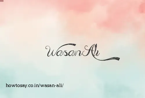 Wasan Ali