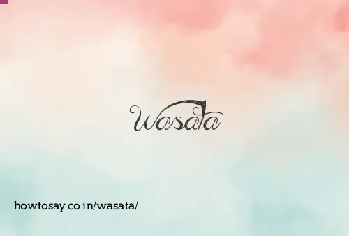 Wasata