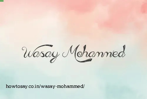 Wasay Mohammed