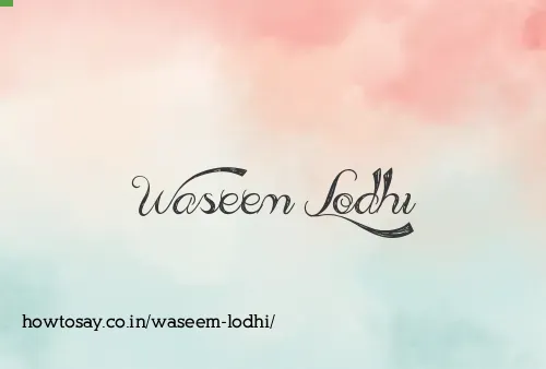 Waseem Lodhi