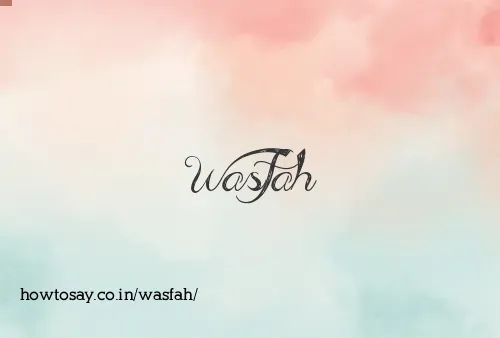 Wasfah