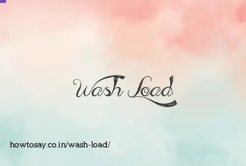 Wash Load