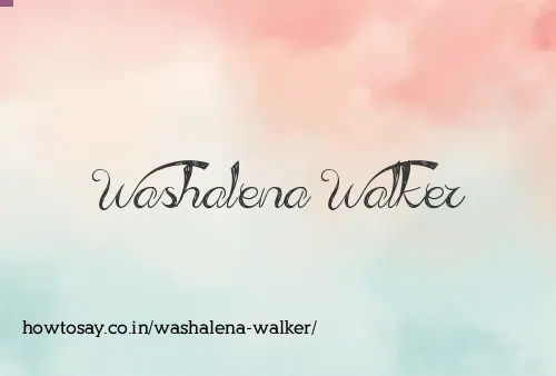 Washalena Walker