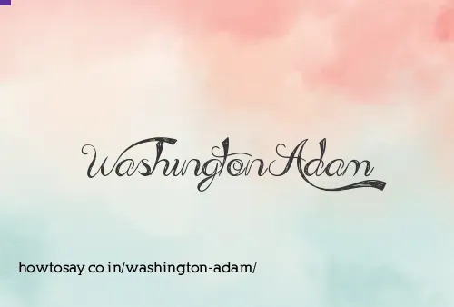 Washington Adam
