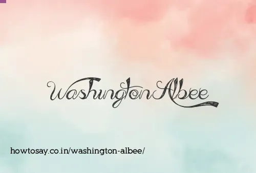 Washington Albee