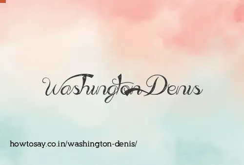 Washington Denis