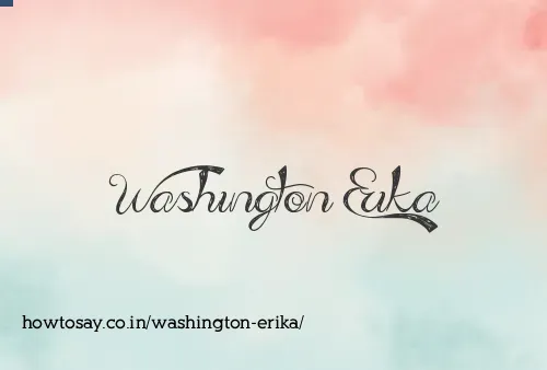 Washington Erika