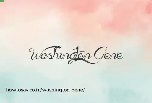 Washington Gene