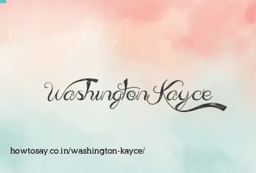 Washington Kayce