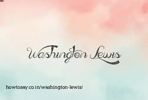 Washington Lewis
