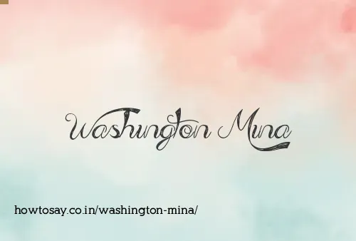 Washington Mina