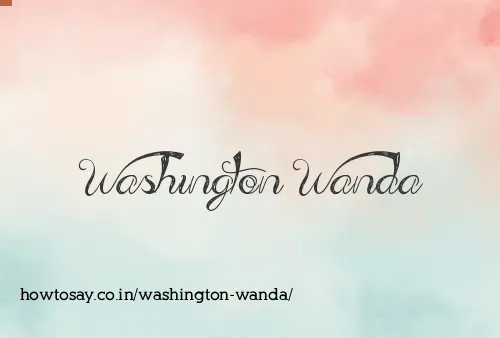 Washington Wanda