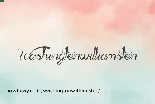 Washingtonwilliamston