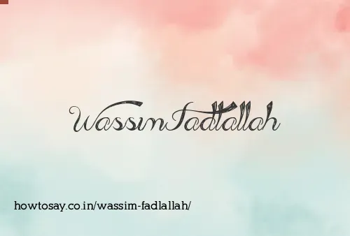 Wassim Fadlallah