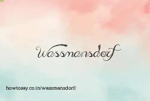 Wassmansdorf