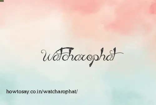 Watcharophat