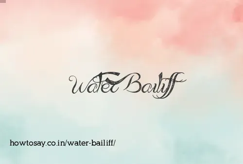 Water Bailiff