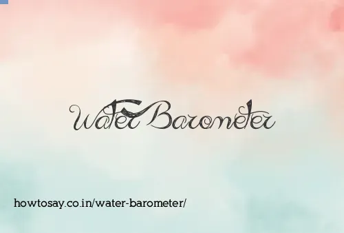 Water Barometer