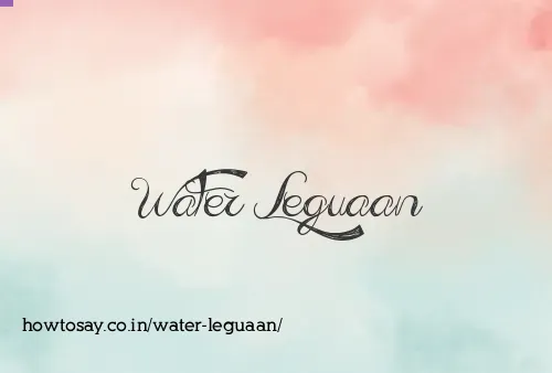 Water Leguaan