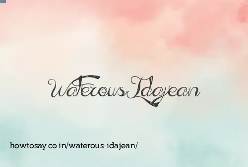 Waterous Idajean