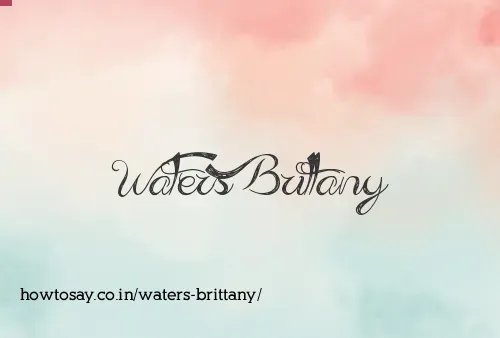 Waters Brittany