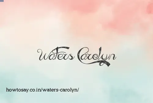 Waters Carolyn