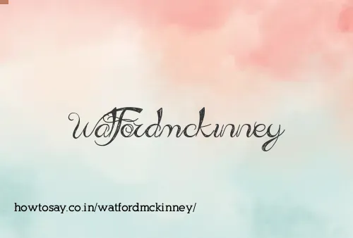 Watfordmckinney