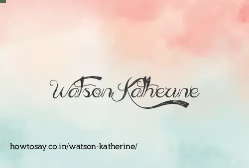 Watson Katherine
