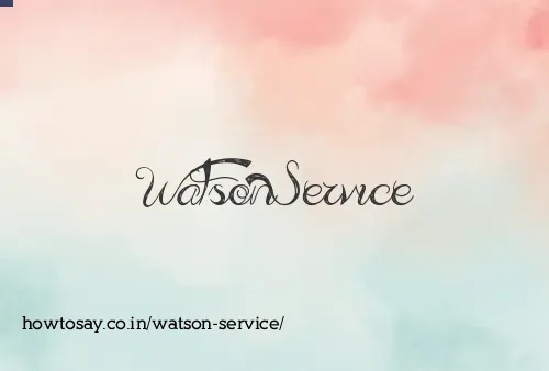 Watson Service