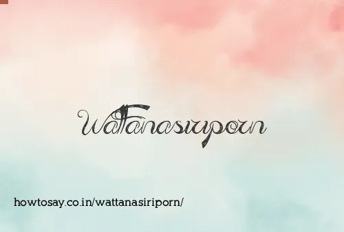 Wattanasiriporn