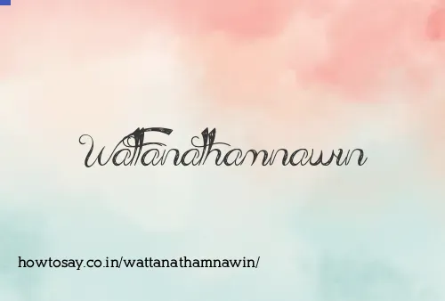 Wattanathamnawin