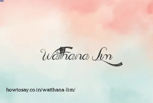 Watthana Lim