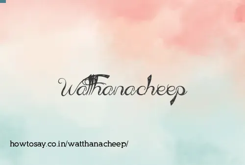 Watthanacheep