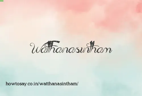 Watthanasintham