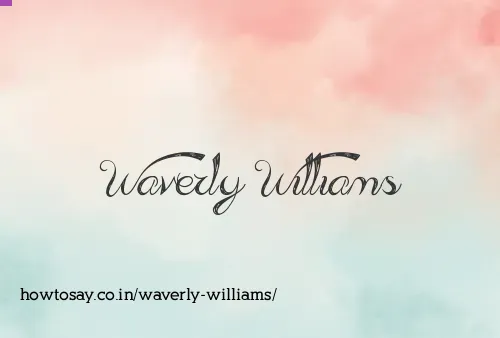 Waverly Williams