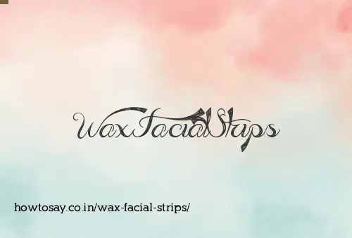 Wax Facial Strips