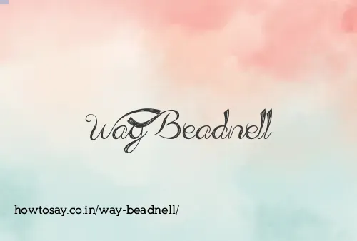 Way Beadnell