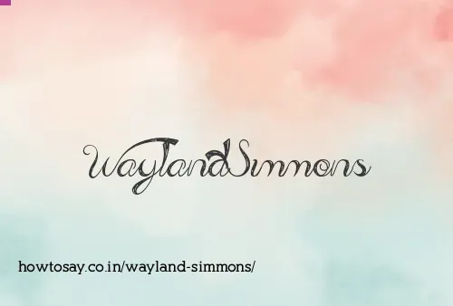 Wayland Simmons