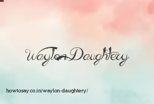 Waylon Daughtery