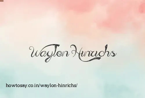 Waylon Hinrichs