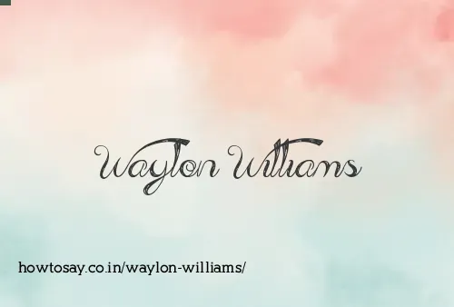 Waylon Williams