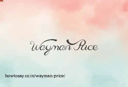 Wayman Price
