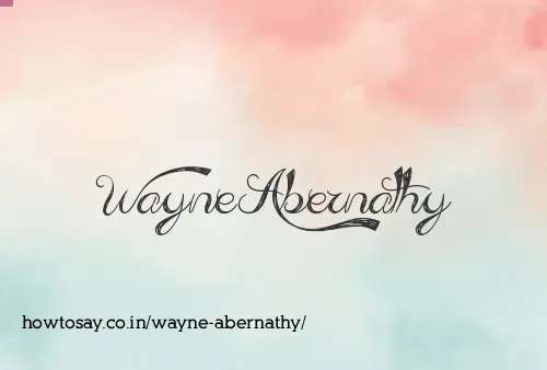 Wayne Abernathy