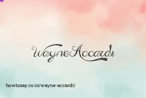 Wayne Accardi