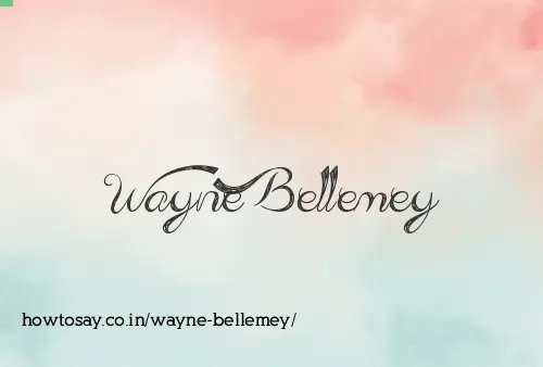 Wayne Bellemey