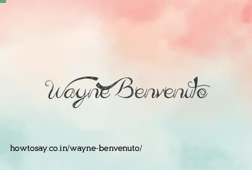 Wayne Benvenuto