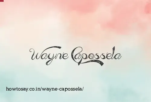Wayne Capossela